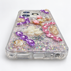 Infinix Smart 8 / Smart 8 Pro 3D Glitter Butterfly Case