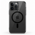 iPhone 15 Pro smoke black transparent hard PC magnetic case