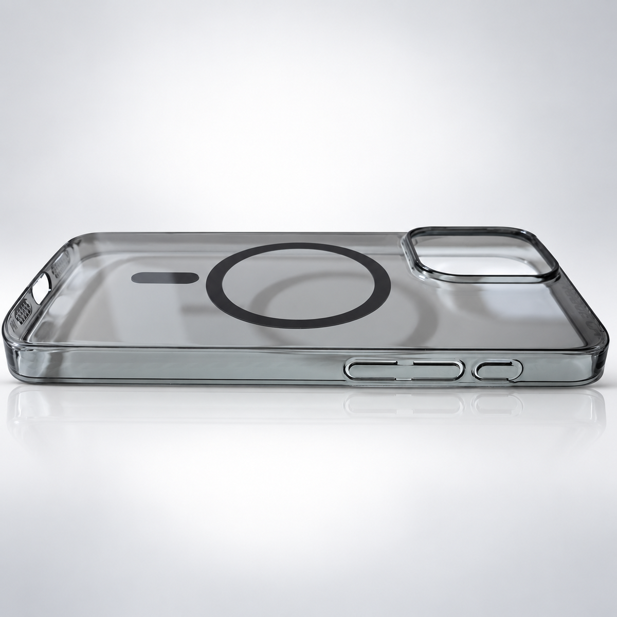 iPhone 15 Pro Max transparent hard PC magnetic case