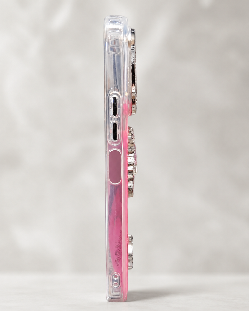 3D Butterfly Glitter & Holographic Heart Case for Tecno Spark 50 4G